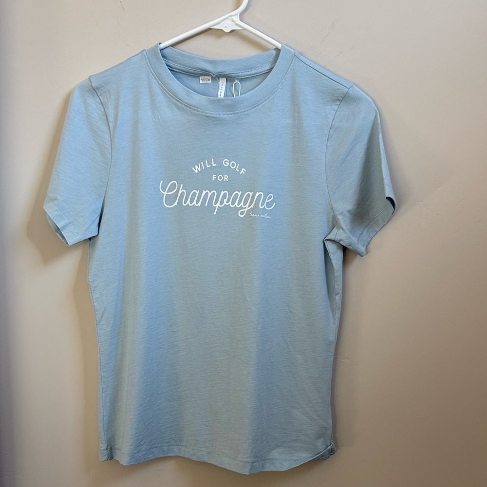 New Travis Mathew Champagne Golf Shirt XS